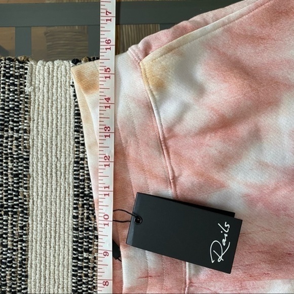 Rails Pink Orange Sunset Tie Dye Jane Pull On Sweat Shorts - Picture 15 of 15